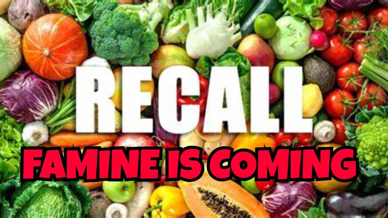 RECALL ON VEGETABLES FAMINE IS COMING THEY DOING THIS ON PURPOSE