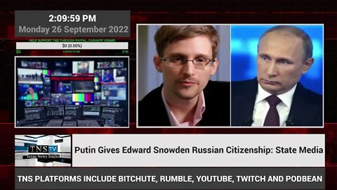 Putin Gives Edward Snowden Russian Citizenship: State Media