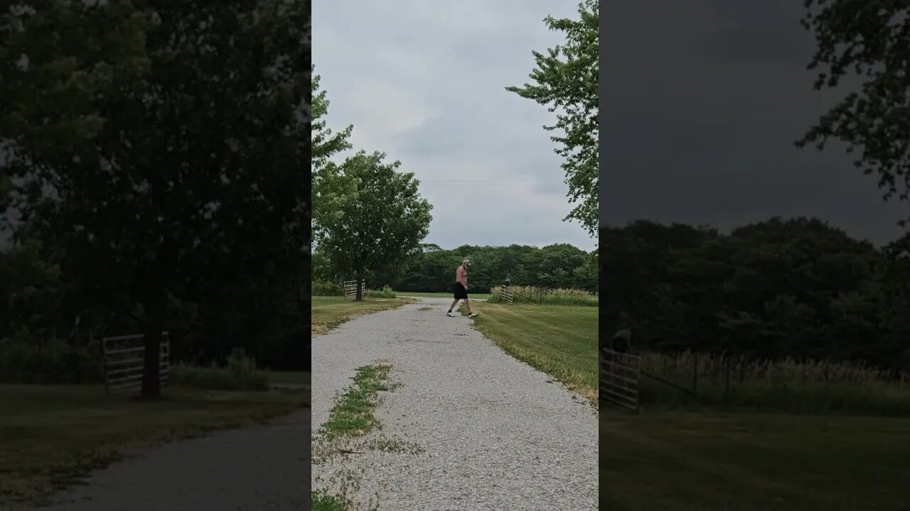 Discus Throw practice for Senior Olympics Nationals in Pittsburgh, Crazy 🤪 old man