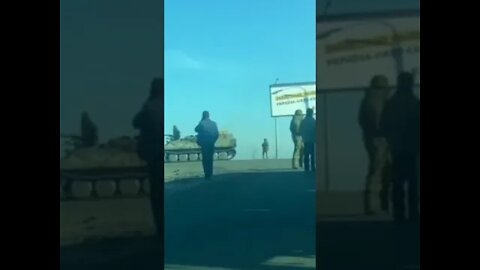 Russian forces near the outskirts of Kharkiv