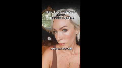 Keep Setting Spray Off Fresh Lashes