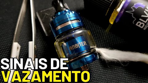 Quais são os SINAIS de VAZAMENTO de juice no vape? Causa de vazamento de juice? Como arrumar?