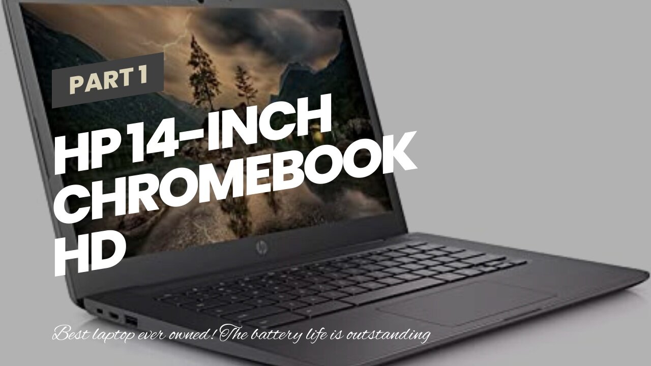 HP 14-inch Chromebook HD Touchscreen Laptop PC (Intel Celeron N3350 up to 2.4GHz, 4GB RAM, 32GB...
