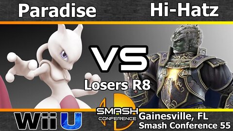 Paradise (Mewtwo) vs. Hi-Hatz (Ganondorf) - Losers R8 - SC55