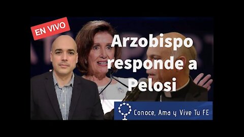 😯 Arzobispo responde a Pelosi 🤫 Hipocresía entre pro-vidas 😱 en Vivo con Luis Román