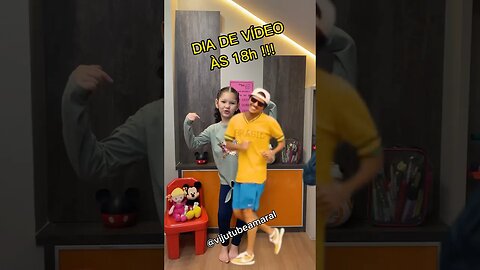 Hoje é dia de vídeo minha gente!!! Não perca! Aqui no canal, às 18h!!!! #viral #newvideo #fypシ