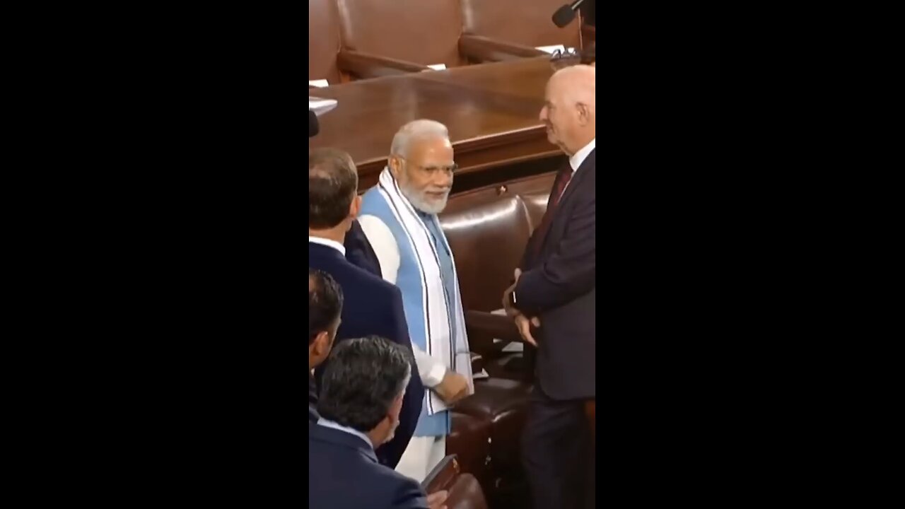 PM modi receive a grand wellcome adim thunderous applause in the US congress