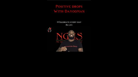 I Celebrate Every Day In Life #dayodman #motivation #eeyayyahh #motivationalspeaker #i