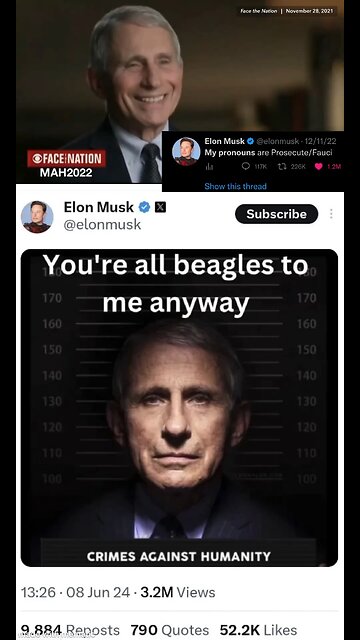 No Covid Amnesty!!! Prosecute Fauci for Crimes Against Humanity!!!