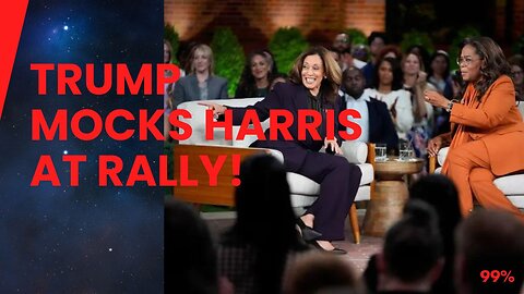 Trump's Rally Surprise: Harris's Oprah Moments on Big Screen