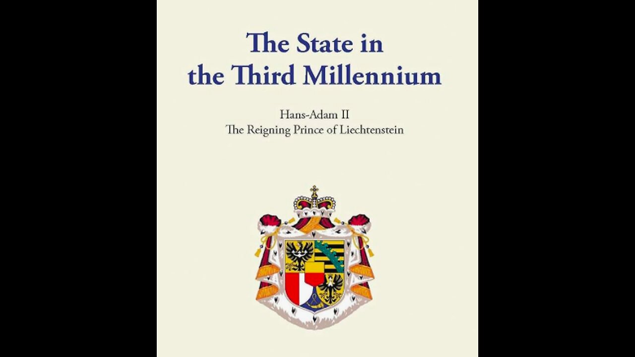 The state in the third millennium - H.S.H. Prince Hans-Adam II von und zu Liechtenstein