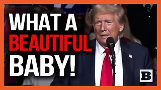 "That's a Good Looking Baby!" — Trump Reassures Mother After Crying Baby Interrupts Rally