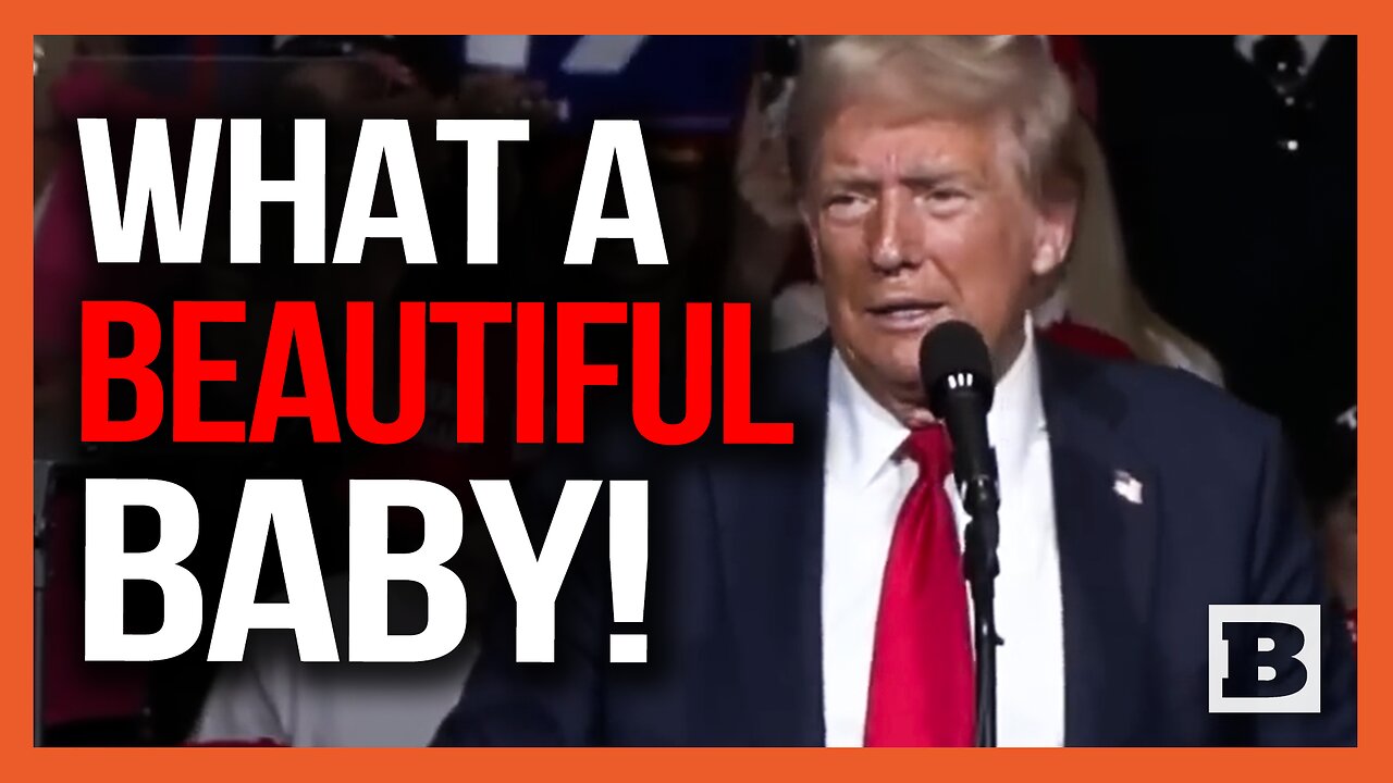 "That's a Good Looking Baby!" — Trump Reassures Mother After Crying Baby Interrupts Rally