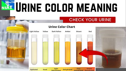 URINE COLOURS AND HEALTH MEANING