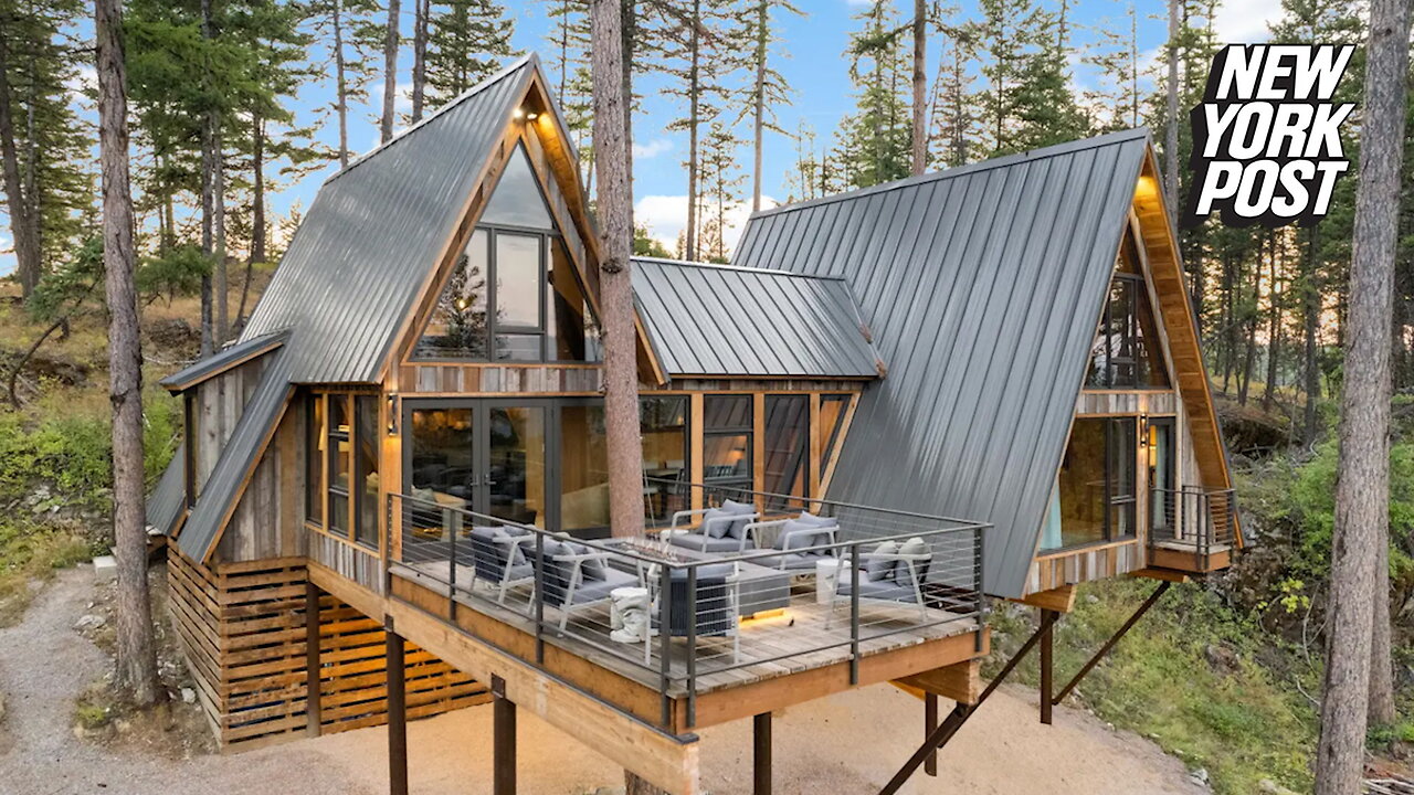 Drew Brees' woodsy Montana escape built by 'Treehouse Masters' heading to auction in September