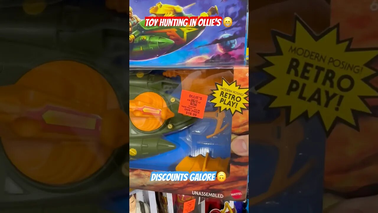 Toy Hunting In Ollie’s😁 Discounts Galore🙃 #toys #channel #toyhunt #shortvideo #motuorigins