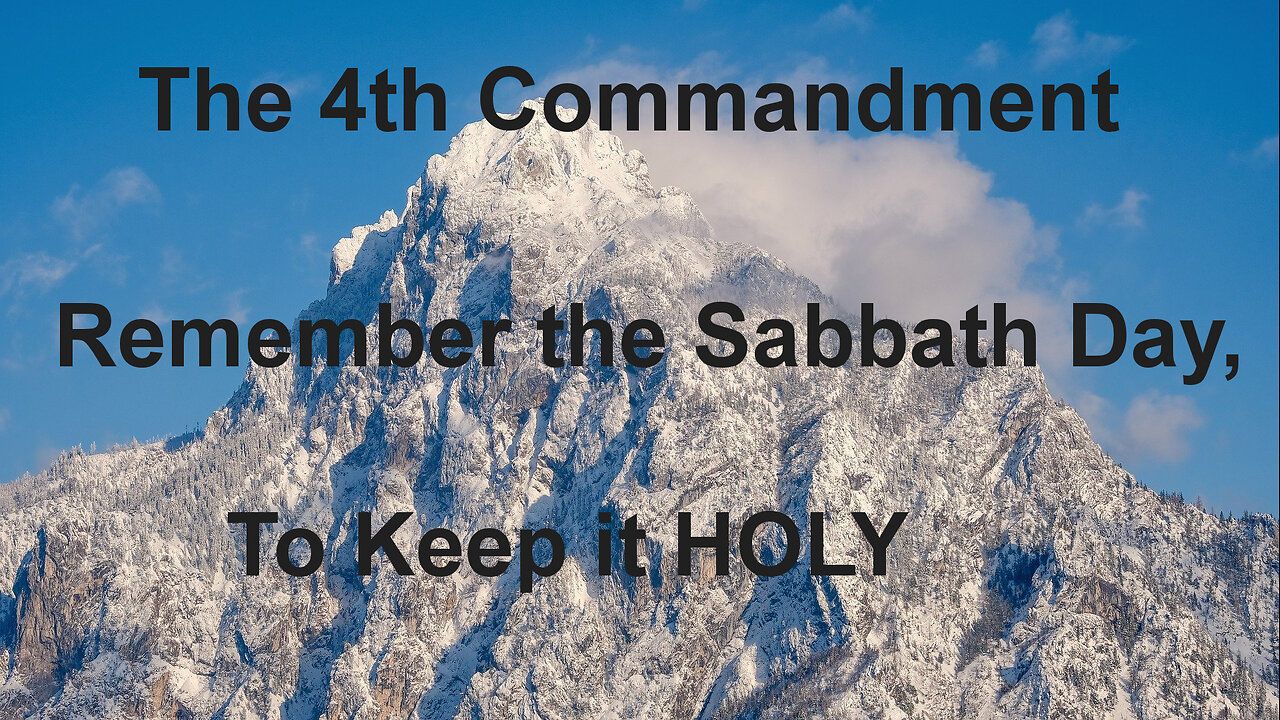 Sabbath, Sunday, and Scripture