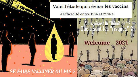 VACCINATION.La balance du "Bénéfice-Risque" en question... (Hd 1080)