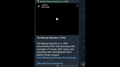 Documentary: Masters of Money