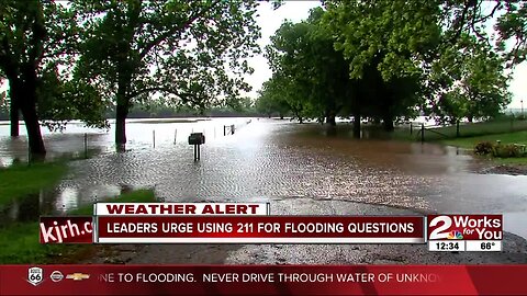 211 calls double since flooding in eastern Oklahoma