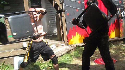 Swede Savard VS ??? - CHW Backyard Wrestling