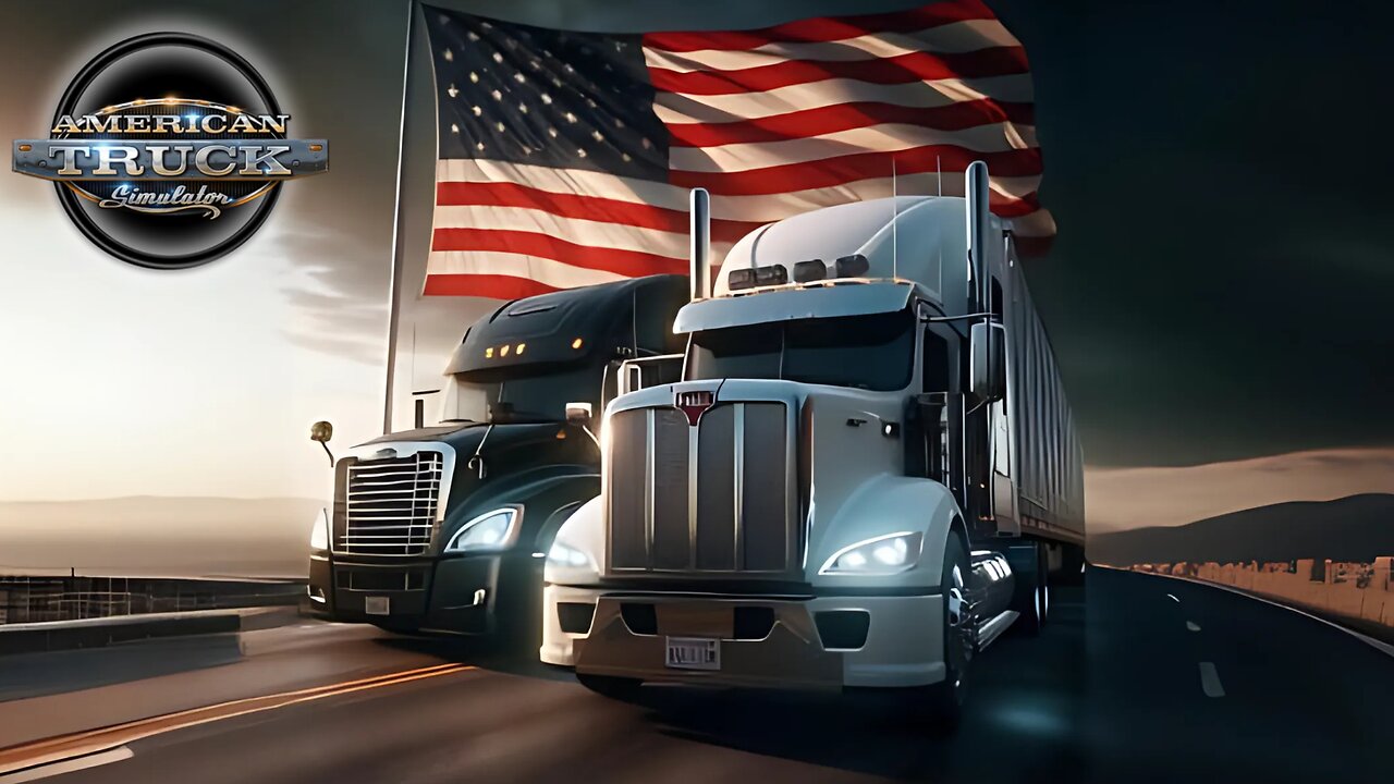 Casper (WY) to Rock Springs (WY) || CONVOY || 🦅 || American Truck Simulator