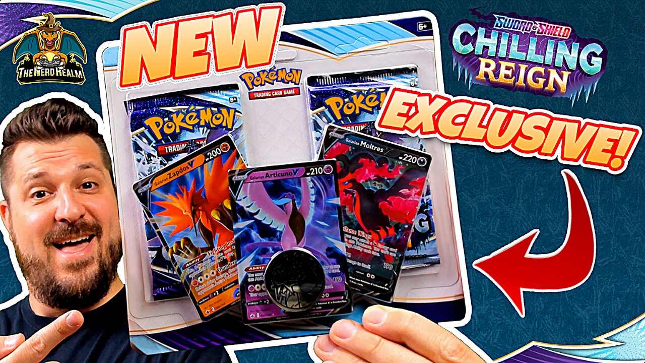 Exclusive Very Rare Chilling Reign Blister Packs from Pokemon Center! Pokemon Cards Opening