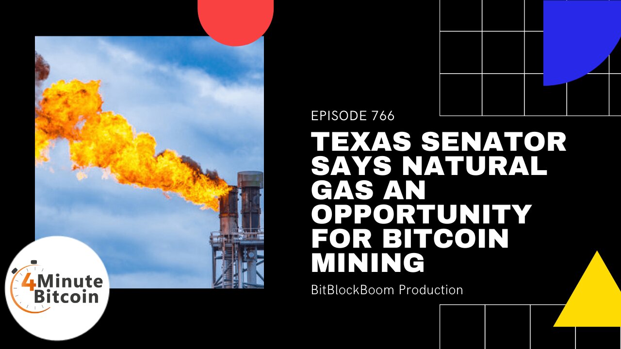 Texas Senator Says Natural Gas An Opportunity for Bitcoin Mining