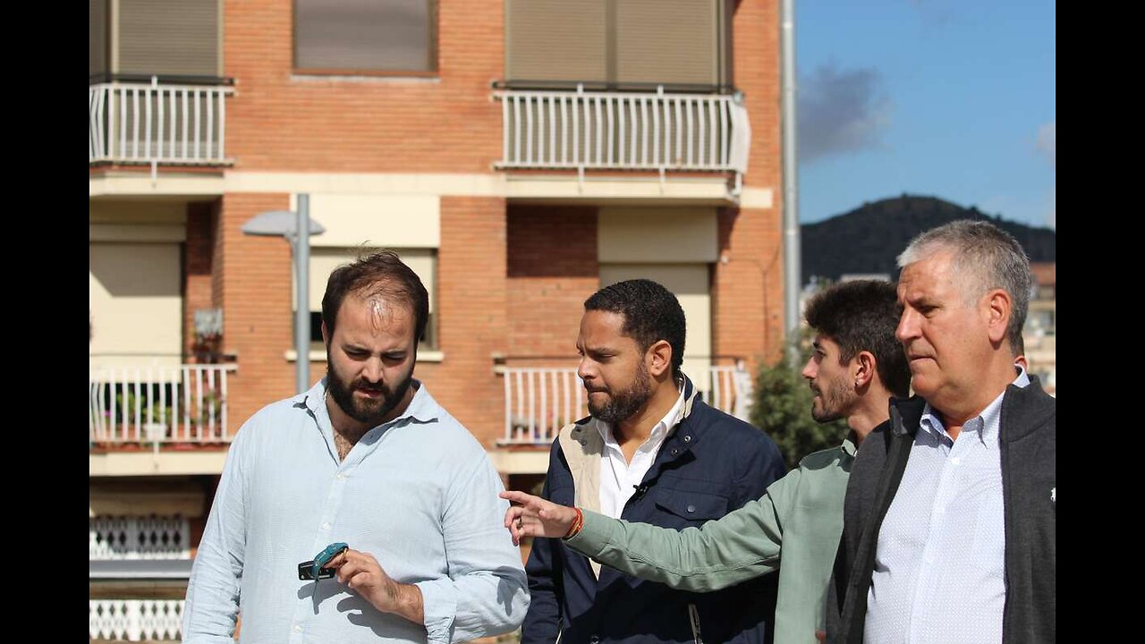 Rueda de prensa de Ignacio Garriga sobre 'Barrios Seguros' en Santa Coloma de Gramanet