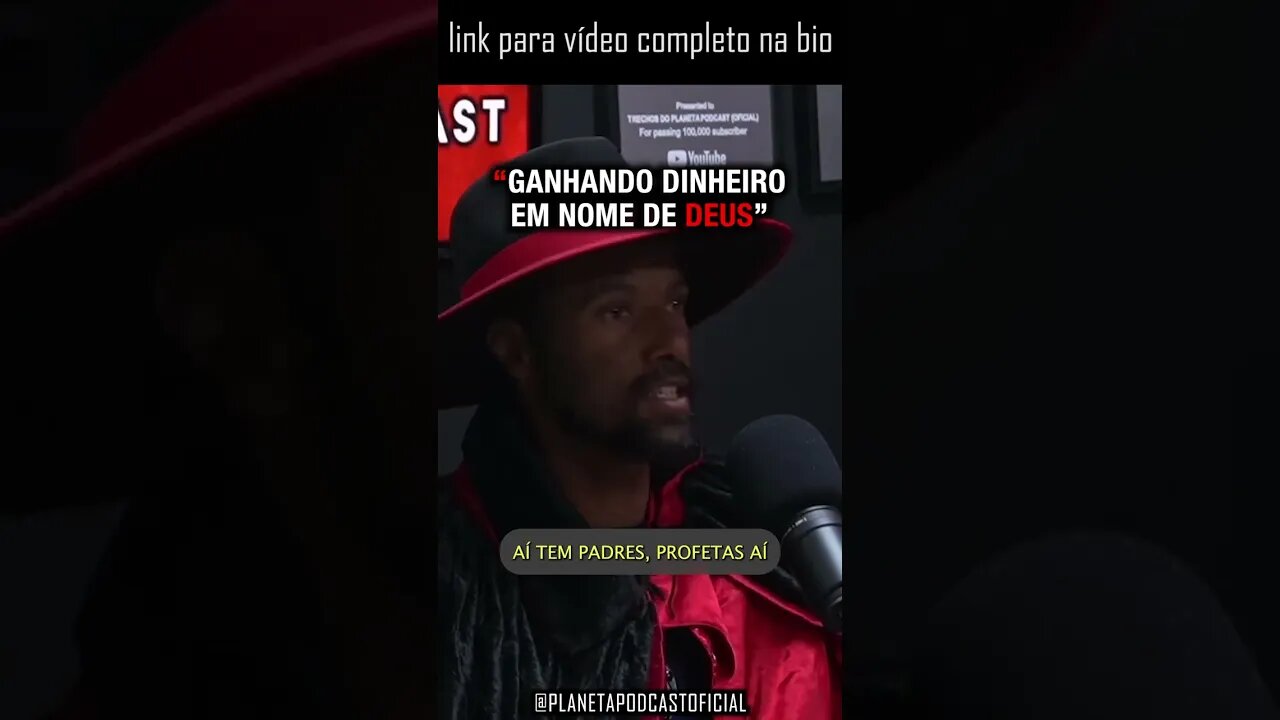 “E NÃO FAZEM NADA PELA HUMANIDADE” com Toninho do Diabo | Planeta Podcast (Sobrenatural) #shorts