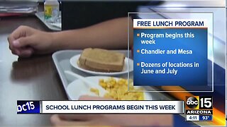 School lunch programs begin this week