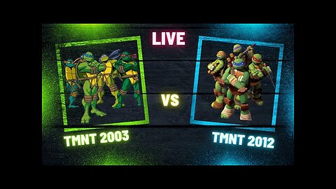 TMNT 2003 vs TMNT 2012 🐢🐢🐢