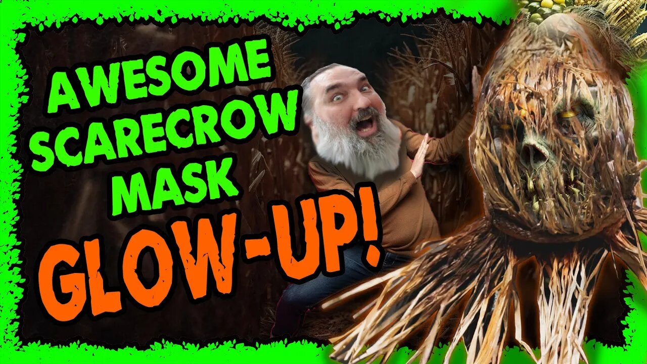 make any mask a scarecrow DIY altering a mask scarecrow display secrets