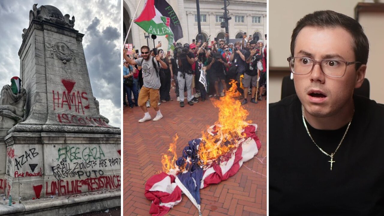 Pro-Palestine Protesters Riot and Destroy U.S. Capitol