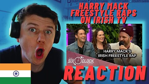 HARRY MACK FREESTYLE RAPS ON IRISH TV - IRISH REACTION