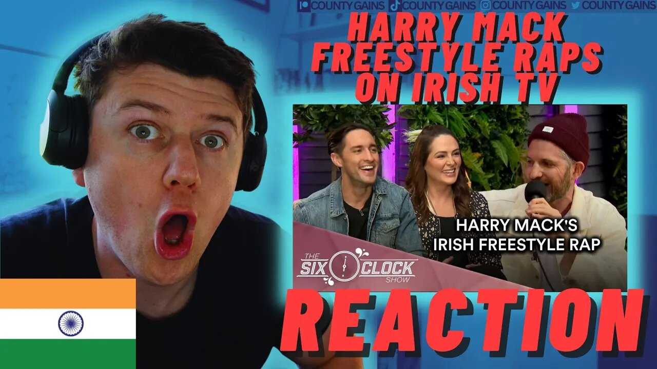 HARRY MACK FREESTYLE RAPS ON IRISH TV - IRISH REACTION