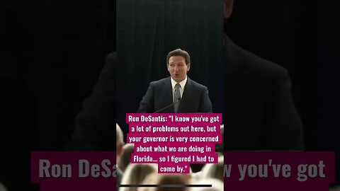 Governor DeSantis ROASTS Newsom