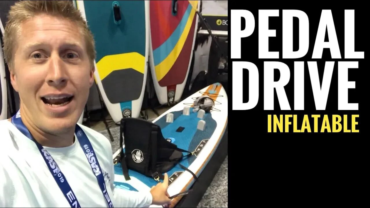 NEW: INFLATABLE Pedal Kayak