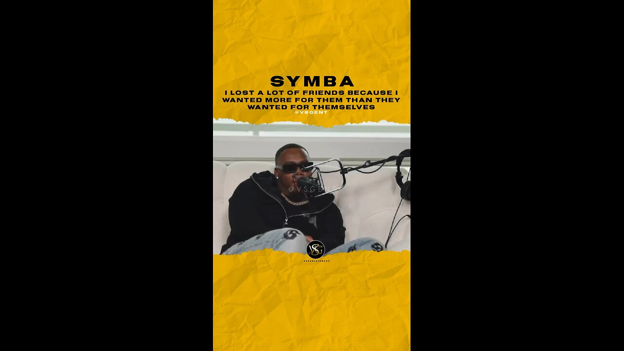@therealsymba I lost a lot friends because I wanted more for them than they wanted for themselves