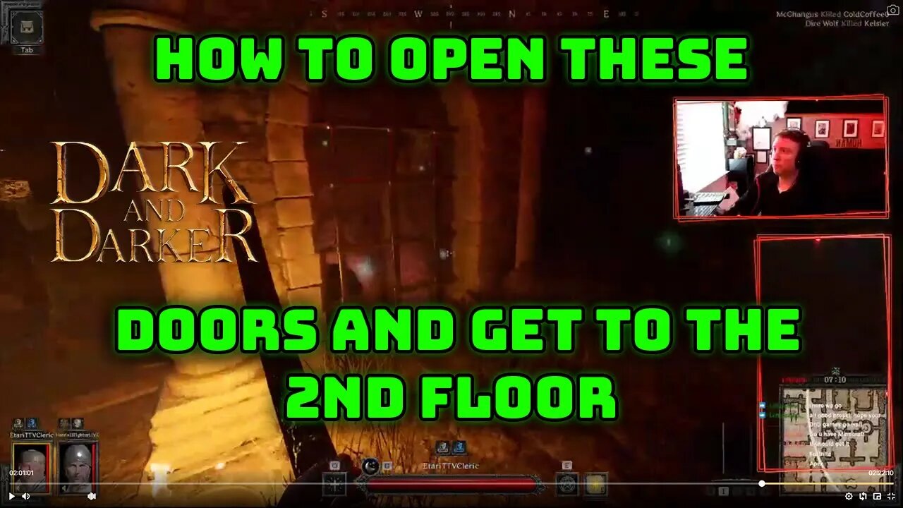 How to open those red doors and get to the 2nd floor in the latest Dark and Darker Playtest