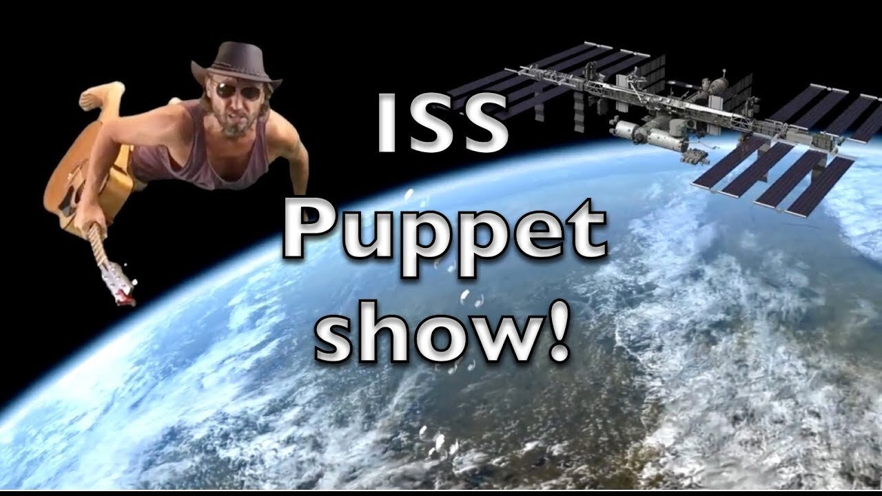 Flat Earth Man is back! 'Puppet Show an ISS exposé FUNNY