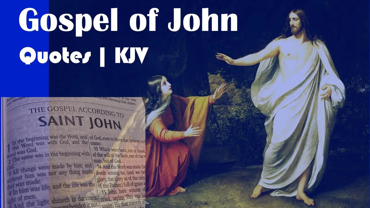 Gospel of John 3 Quotes KJV | Jesus Christ Quotes