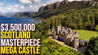 Inside $3,500,000 Masterpiece Scotland MEGA CASTLE!!!