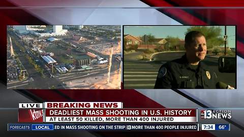 Poiice in Mesquite brief press on Las Vegas shooter