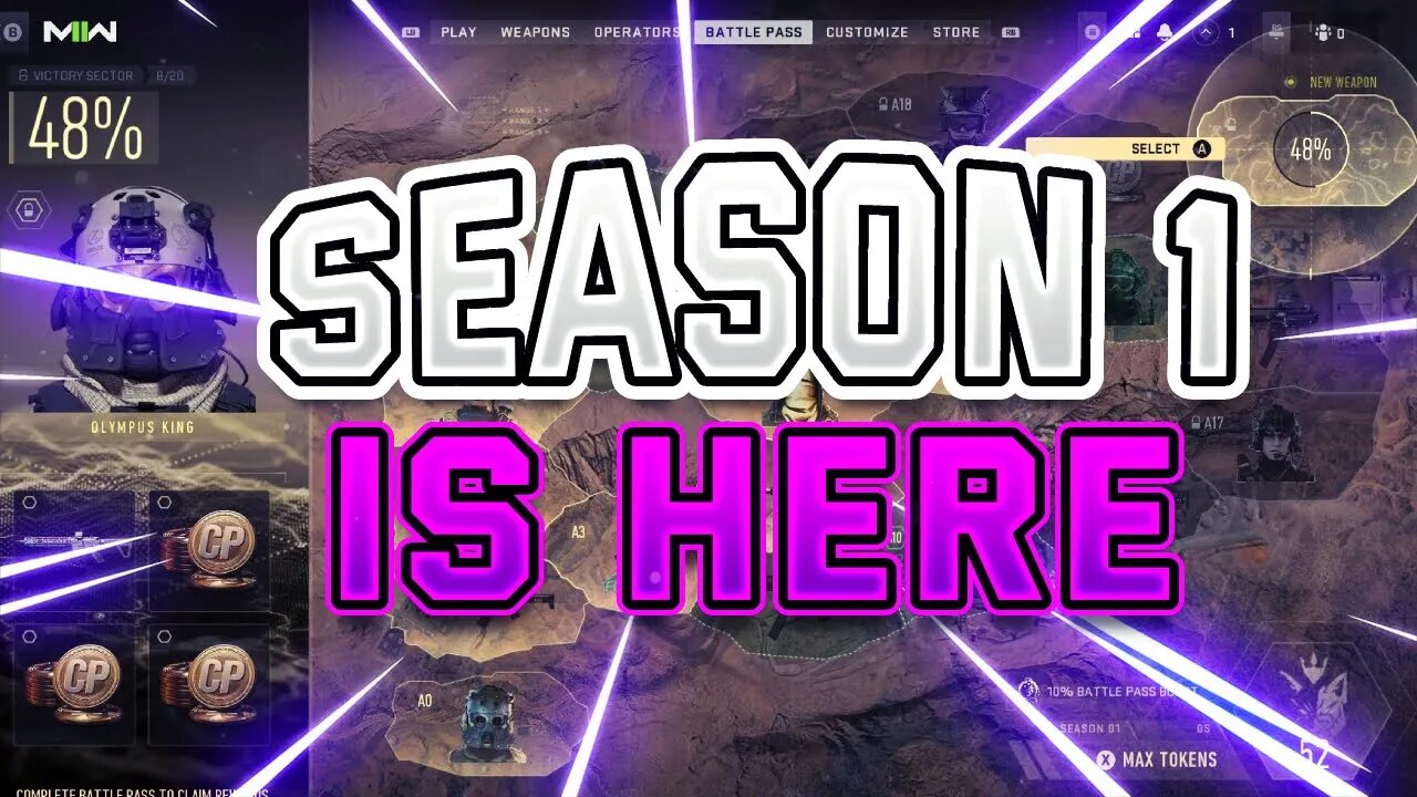 SEASON 1 is HERE (The MWII Battle Pass/SHOOTHOUSE)