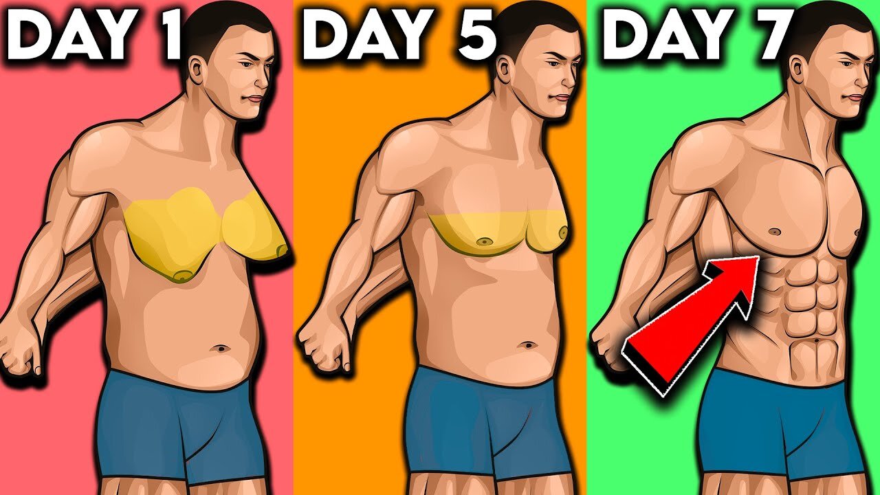 7 Min 7 Day 7 Beginers Exsersize For Cheas Fat ( LOSS MAN BOOS)