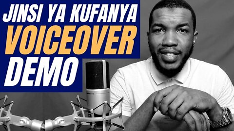 FANYA DEMO YA VOICEOVER KWA USAHIHI | Ezden Jumanne