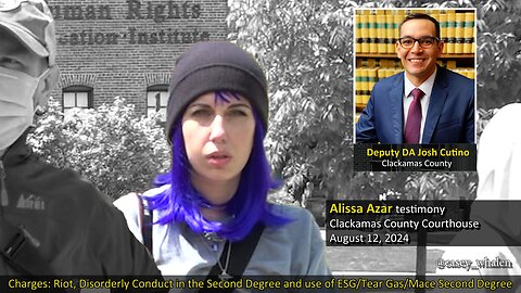 EXCLUSIVE: Jury Trial Of Antifa Member Alissa Azar Testimony Questioned By DA Cutino