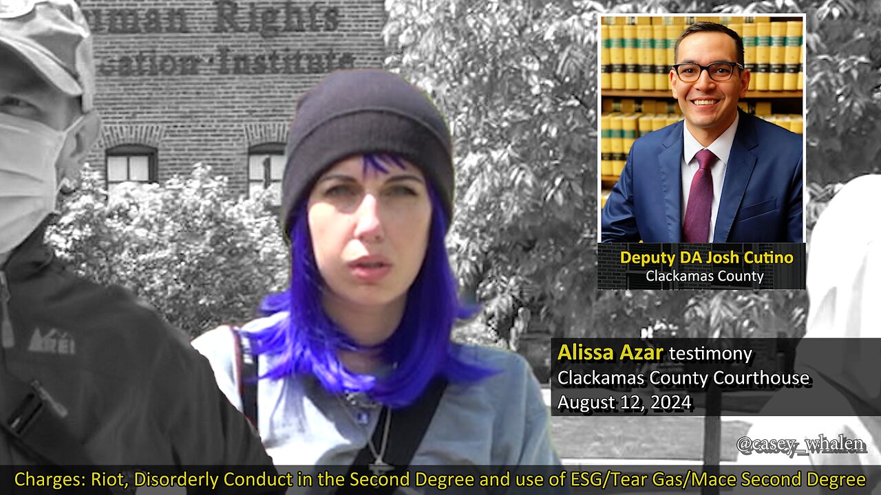 EXCLUSIVE: Jury Trial Of Antifa Member Alissa Azar Testimony Questioned By DA Cutino