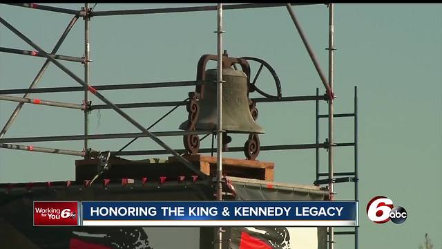 Hoosiers gather at Kennedy-King Memorial to honor MLK on the 50th anniversary of his assassination